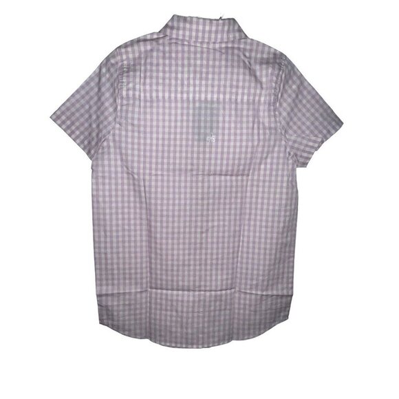 NWT Matilda Jane BOYS Miles Of Style Size 16 Button Up Shirt Purple Gingham Kids - Picture 4 of 9